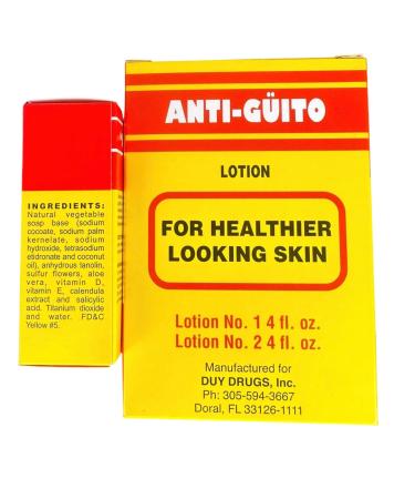 Antiguito Lotion 4 OZ & Anti-Guito Homoeopathic Soap 3.1 OZ - Effective Remedies for Tinea Versicolor | International Shipping Available - Buy Online on GoSupps.com