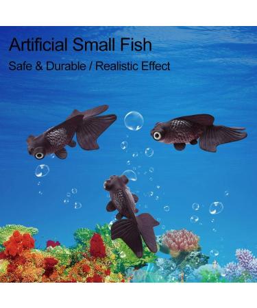 Shop Brown Goldfish - Realistic Floating Plastic Fish for Aquariums | Movable Ornament Decorations - Buy Online on GoSupps.com