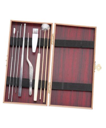 PartyKindom 1Set Ear Cleaner Portable Household Ear Wax Removal Tools with Plume Design for Ear Canal Massage and Cleaning Lightweight and Easy to Store