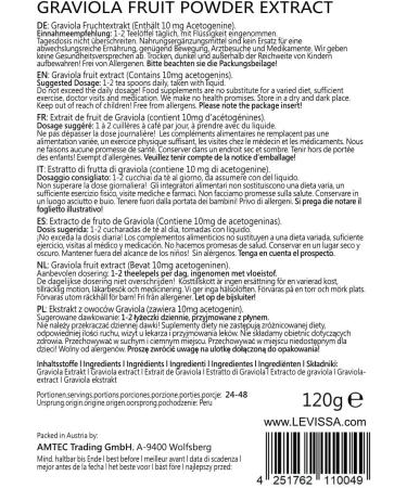  MoriVeda MoriVeda - Graviola Powder | Vegan | Highly Concentrated Fruit Extract Powder | 3 x 120g - Buy Online on GoSupps.com