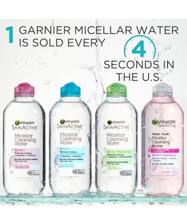 Garnier SkinActive Micellar Cleansing Water Mattifying for Oily Skin 13.5 fl. oz. | International Shipping Available - Buy Online on GoSupps.com