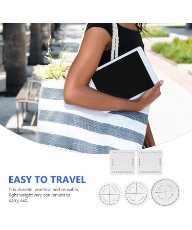 5pcs Plate Braided Disc Handmade Knitting Fine Thread Kit - Kumihimo Braiding Supplies 1.5X13CM - Buy Online on GoSupps.com