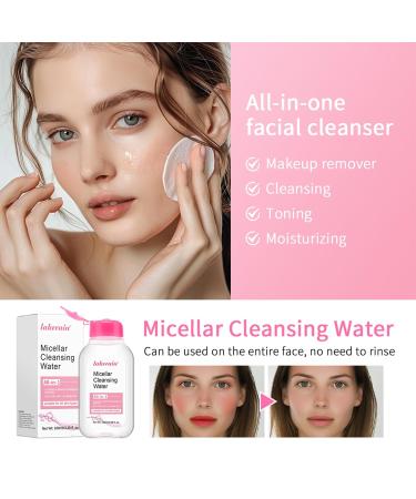 NICEFACE All-in-One Micellar Cleansing Water | Hydrating Facial Cleanser & Makeup Remover for Sensitive Skin | Vegan & Cruelty-Free | 100ml - International Shipping Available - Buy Online on GoSupps.com
