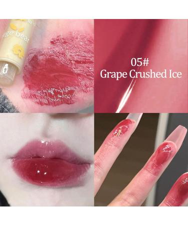 Erinde Tinted Glasting Melting Balm | Vegan Jelly Lip Balm & Lipstick | Moisturizing Glossy Heart Shape Gloss | 3 Colors #04 #05 #06 - Buy Online on GoSupps.com