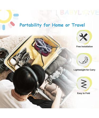 IECOPOWER Doorway Jumper - Durable Baby Bouncer & Swing with Steel Spring - Adjustable Seat Bag - Easy Installation - Ages 6 Months + (Red) - Buy Online on GoSupps.com