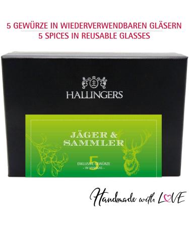 Hallinger's Hunter and Collector Spice Gift Set - Handmade International Spices | Perfect for Mother's Day & Father's Day Gifts | New Home Congratulations | 70g Pack - Buy Online on GoSupps.com