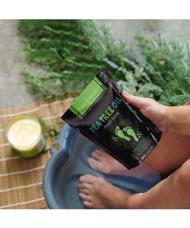 Tea Tree Oil Foot Care Set - Callus Remover Gel, Foot File & Soak for Cracked Heels, Dry Skin, Foot Odor & Athlete's Foot - Made In USA - Soothes & Repairs Feet - Buy Online on GoSupps.com