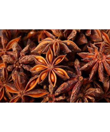 Kah's Journey Anise Seeds (Anis Estrella), Whole Chinese Star Anise Pods, Dried Anise Star Spice, 3 oz
