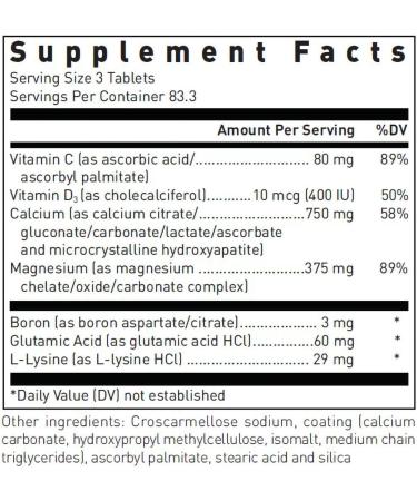 Douglas Laboratories Cal-6 + Mg | 6-Source Calcium Complex with Magnesium for Bone & Teeth Health | 250 Tablets - Buy Online on GoSupps.com