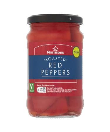 Morrisons Roasted Red Peppers 295g