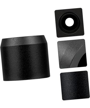 Minkissy Metal Razor Holder & Toothbrush Stand - Practical Mini Shaver Base for Bathroom - 1 Piece 3.8x3.3cm Black - International Shipping Available - Buy Online on GoSupps.com