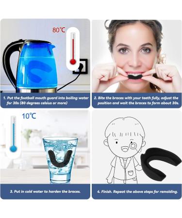 Sportmund 2-Piece Mouth Guard Set - Ultimate Tooth Protection for Boxing Rugby Football & More | Kids & Adults - Buy Online on GoSupps.com