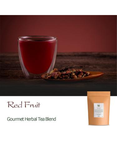 Red Berry Organic Fruit Tea 200g - Fruity Herbal Infusion Tisane | Shop Now - Buy Online on GoSupps.com