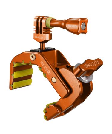 Ishoxs Shark |Pipe holder Seat tube clamp handlebar holder |Suitable for GoPro and compatible action cam |Bicycle motorcycle bracket Accessories |360 degrees rotatable 28-65mm clamping area |Blue orange