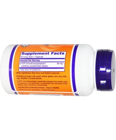 Buy 5-HTP 50mg Capsules - 90 Count (Pack of 2) | International Shipping Available - Buy Online on GoSupps.com