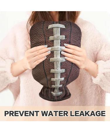 NAANLE 2L American Football Laces Heat Bottle - Transparent Hot Water Bottle for Bed Hand & Feet Warmer Pain Relief & Cold Therapy - Buy Online on GoSupps.com