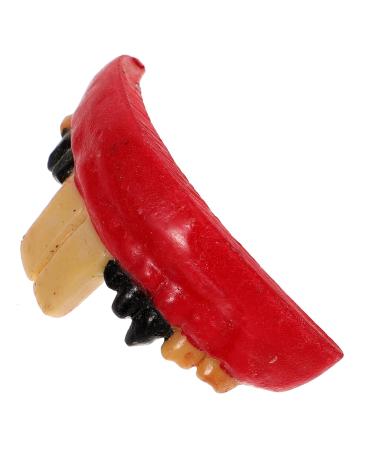 Sevacc Halloween tooth substitute False teeth for Halloween Large Cletus costume accessories Trick teeth Halloween-toys Halloween-teeth.