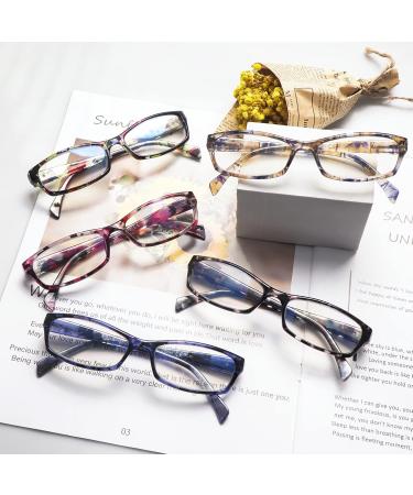 VIDEBLA 5 Pack Blue Light Blocking Reading Glasses for Men & Women - Anti Eyestrain - 1.75 Magnification - Buy Online on GoSupps.com