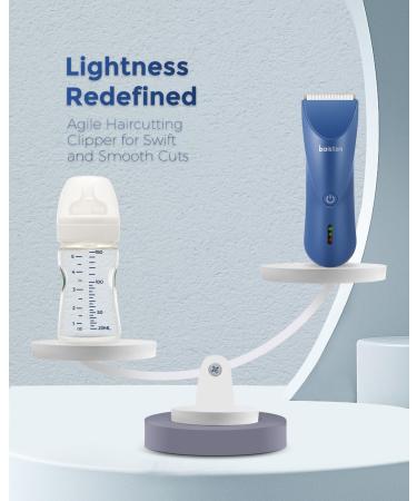 Baistom Baby Hair Clippers - Quiet Waterproof Cordless Hair Trimmer for Kids in Blue - Buy Online on GoSupps.com