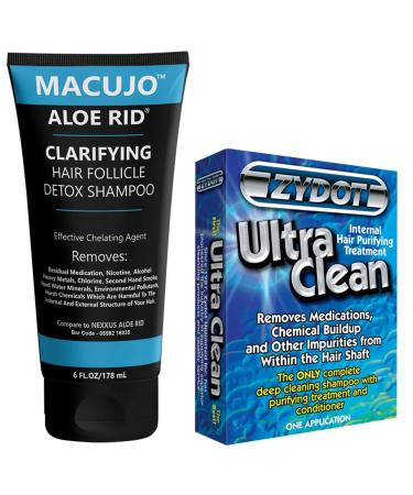 Macujo Aloe Rid Old Formula Shampoo With Zydot Ultra Clean Shampoo