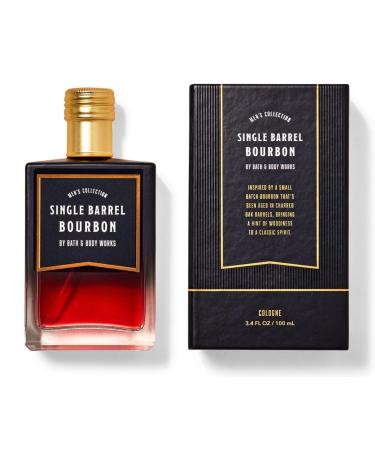 Bath and Body Single Barrel Bourbon Cologne for Men | 3.4 Fl Oz