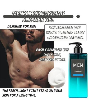 Moisturizing Men's Body Wash 500ml - Revitalize & Hydrate Your Skin | International Shipping - Buy Online on GoSupps.com