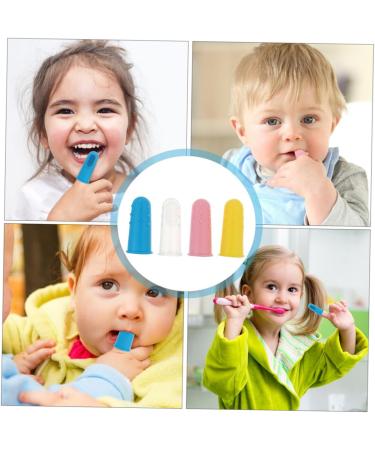 Orfofe 12-Piece Silicone Finger Toothbrush Set for Toddlers - Gentle Oral Care & Massager - Buy Online on GoSupps.com