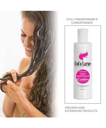 Coco La Rue Daily Maintenance Hair Conditioner - Increases Shine and Luster- Vitamins A & E and Proteins- Best For Hair Extensions- Improve Hair Appearance 8oz (1pack) Maintenance Hair Conditioner (1-Pack) - Buy Online on GoSupps.com