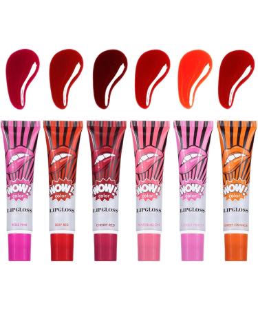  Ynnhik Lipstick Stain Remover - 6x Long-Lasting Stain Remover | Waterproof Lip Gloss Long-Lasting Waterproof Lip Gloss for Gatherings - Buy Online on GoSupps.com