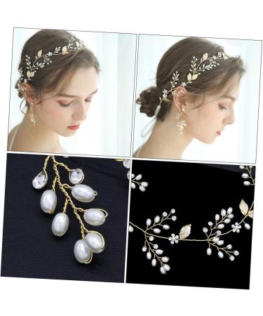 Didiseaon 1pc Headband Wedding Accessory Bride Headdress Bride Hair Wedding Shiny Headdress Bride Shiny Headdress Delicate Headdress Fashion Headdress Fashion Bride Headwear Pearl Headdress - Buy Online on GoSupps.com