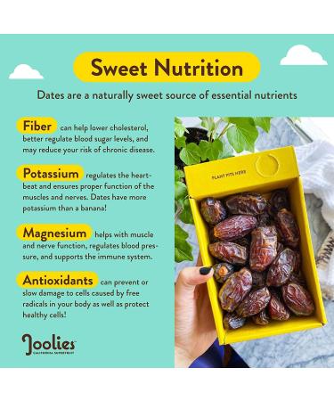 Joolies Organic Whole Medjool Dates - Ugglies 4.4lb Bulk Box | California Grown Fruit | Vegan, Gluten-Free, Paleo | No Sugar Added | Perfect Holiday Gift | 4.4lb Pack - Buy Online on GoSupps.com