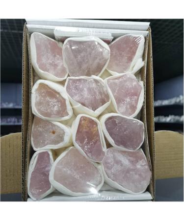 Natural Crystal Rough Natural Rough Rose Quartz Crystal Stones Irregular Shape Pink Stones Specimen Crystal - Buy Online on GoSupps.com