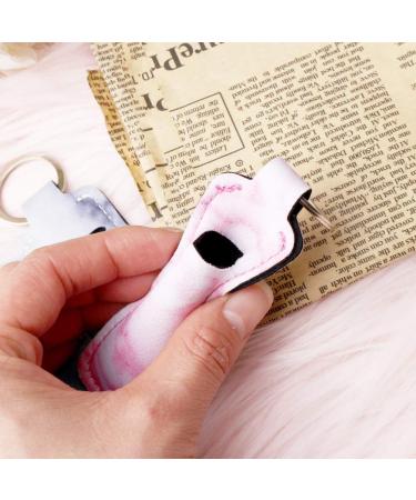 Pengxiaomei 3 Pcs Marble Chapstick Holders - Valentine's Day Gift for Women (Pink Blue Grey) - Buy Online on GoSupps.com