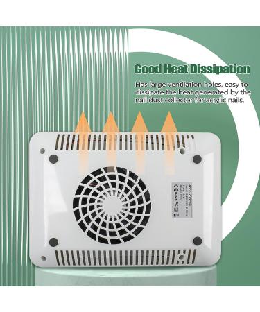 BQAN 60W Nail Dust Collector with Powerful Vacuum, Nail Fan, Dust Brush, Hand Cushion, and Lamp - Ideal for Salon Use - Buy Online on GoSupps.com