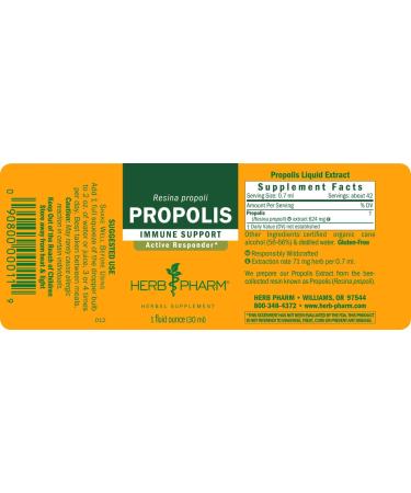 Herb Pharm Propolis Extract 1 fl oz (30 ml) - Immune Support & Natural Health - Buy Online on GoSupps.com