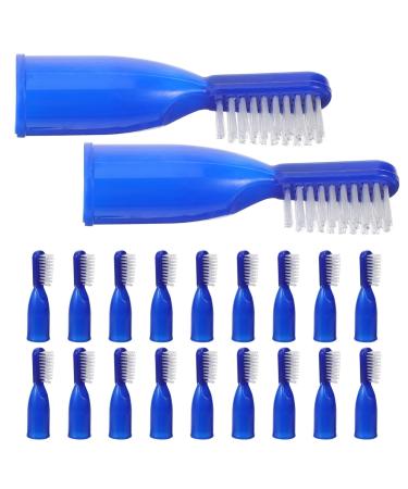 FRCOLOR Mini Toothbrush 20pcs Prison Toothbrush Disposable Toothbrushes Manual Toothbrushes Mini Teeth Brush Small Prison Finger Toothbrush Pet Toothbrush