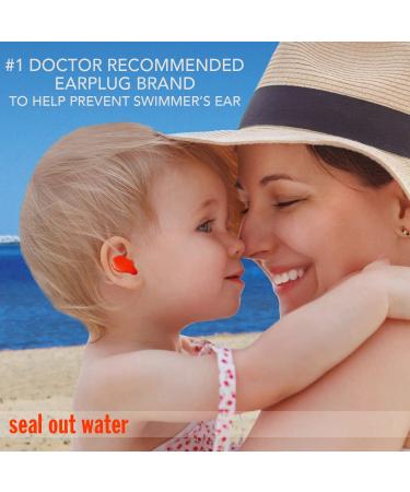 Mack's Kids Soft Moldable Silicone Ear Plugs - 6 Pairs for Swimming, Bathing, Travel & Events | Small Comfortable Earplugs - Buy Online on GoSupps.com