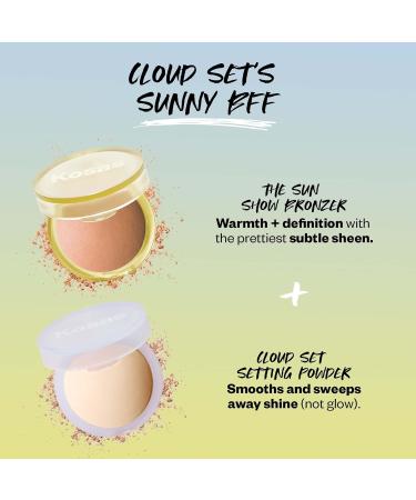 Kosas Sun Show Glowy Warmth Bronzer - Talc-Free Vegan Contouring Powder for Cheekbones & Jawline - Enriched with Fatty Acids - Ideal for Beachy Looks - Buy Online on GoSupps.com
