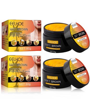 2PCS Eelhoe Tanning Gel, Eelhoe Soft Brown Intensive Tanning Luxe Gel, Carroten Tanning Gel, Eelhoe Tanning Cream for Reduce Sun Exposure Or Sunbeds