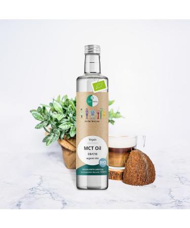 Go-Keto MCT Oil BIO 500ml - Huile MCT C8/C10 de premi re qualit base d'huile de coco BIO dans bouteille en verre parfaite pour un r gime c to id al pour le Bulletproof Coffee huile TCM - Buy Online on GoSupps.com