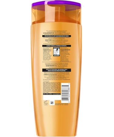 L'Oreal Paris Hair Expertise Extraordinary Oil Shampoo for Dry Damaged Hair with 6 precious oils including amla coconut and rose 385 ml - Buy Online on GoSupps.com