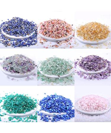 Buy Colorful Natural Gravel Chip Pearls for Aquarium & Bonsai - 20g Tiger Eye Energy Gemstone | Irregular 3-5mm Mix - Buy Online on GoSupps.com