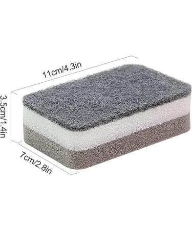 Dishwashing Sponge 3 5pcs/Set Scrubber Oil Remover Sponge for Dishes - Buy Online on GoSupps.com