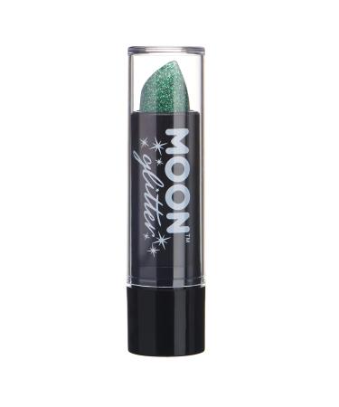 Moon Glitter Holographic Glitter Lipstick 0.17oz - Green
