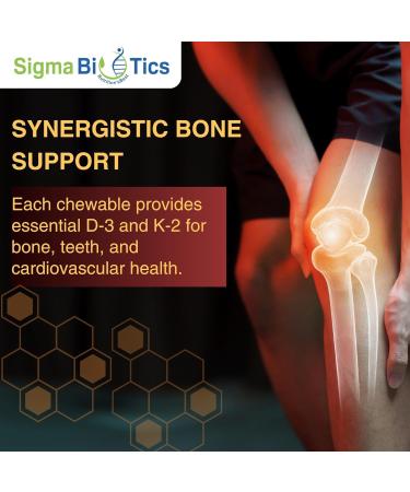 Chewable Vitamin D3 with K2 (MK7) Supplement | Bone & Heart Health Support | 2000 IU D3 & 75 mcg K2 MK-7 Non-GMO Supplement | Easy to Swallow D & K Complex | 90 Tablets Vitamin K2 + D3 - Buy Online on GoSupps.com