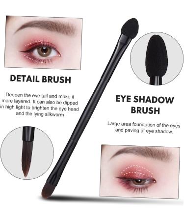 FOMIYES 100 Pcs Double Eye Shadow Makeup Eyeshadow Double Ended Blush Eye Shadow Brush Major Sponge Brush - Buy Online on GoSupps.com