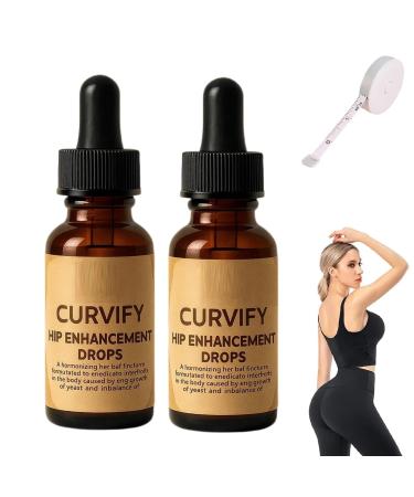 Curvify Drops Curvify Drops pour femmes pour tous types de peau le paquet comprend un m tre ruban pour mesurer les hanches (2pcs)