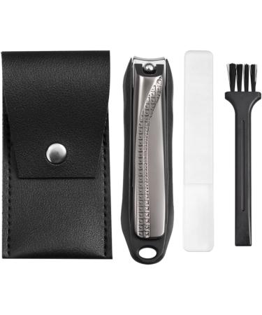 Children Nail Clipper Set Practical Precise Portable Stain Steel(Black) - Buy Online on GoSupps.com