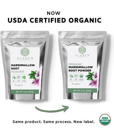 Organic Marshmallow Root Powder 8 oz - USDA Certified Althea Officinalis Herb Powdered, 8 Ounce Pack - Buy Online on GoSupps.com