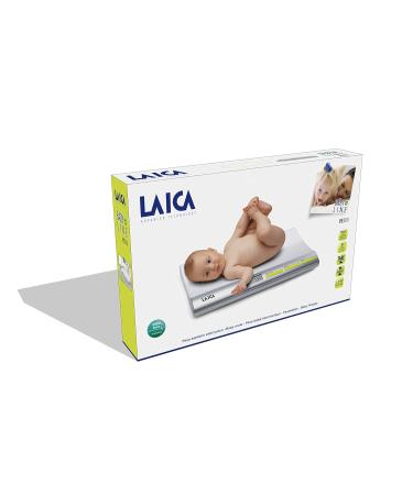 LAICA Electronic Baby Scale | Weight Lock 20g-20kg Capacity | Silver/White La166 - International Shipping Available - Buy Online on GoSupps.com
